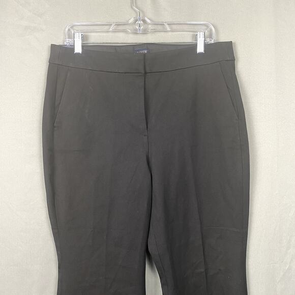 J.Crew. Pants Women 12 Black Trousers Classic Career Work Office Kelsey NWT - Picture 2 of 10
